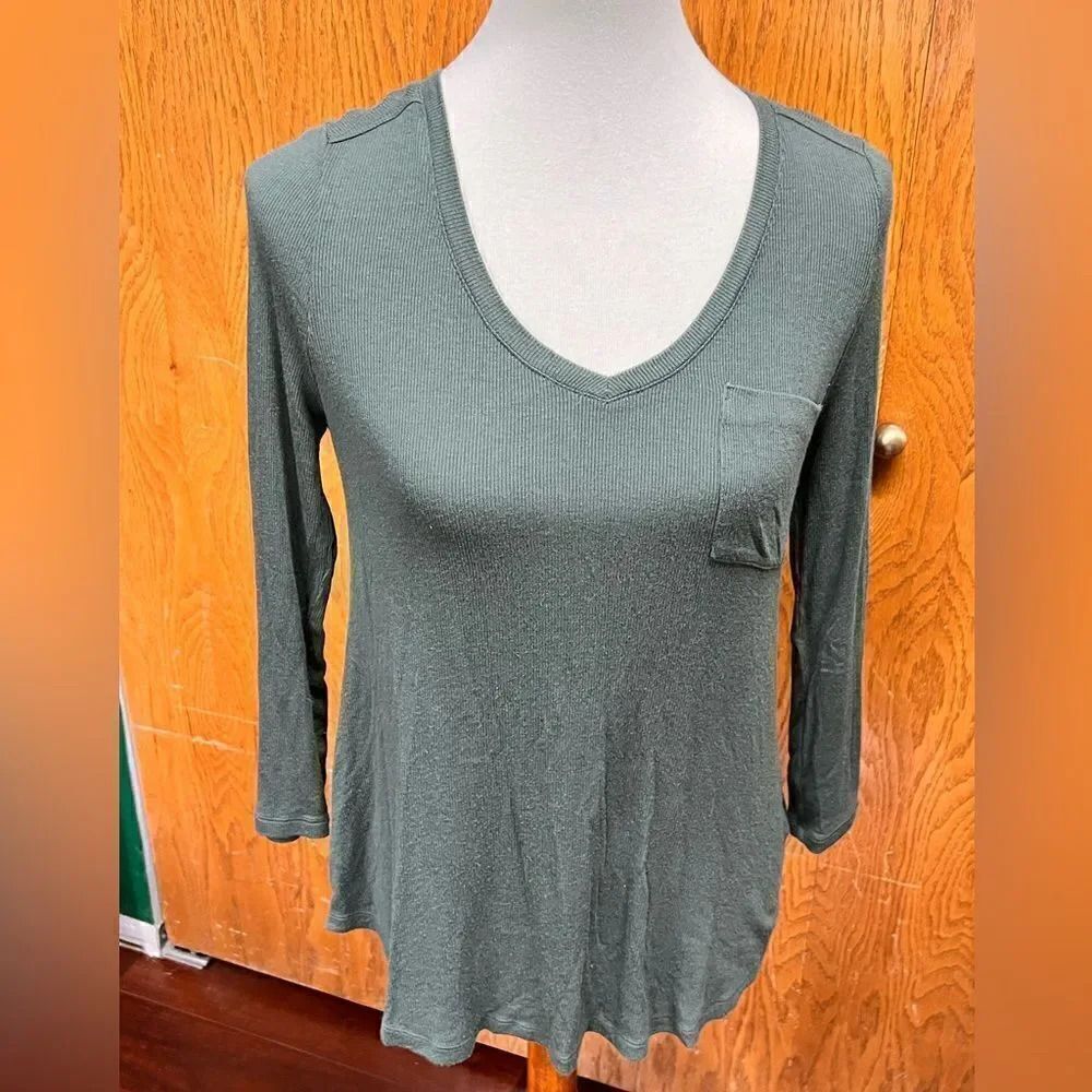 Merona Small Long Sleeve Top #BK2